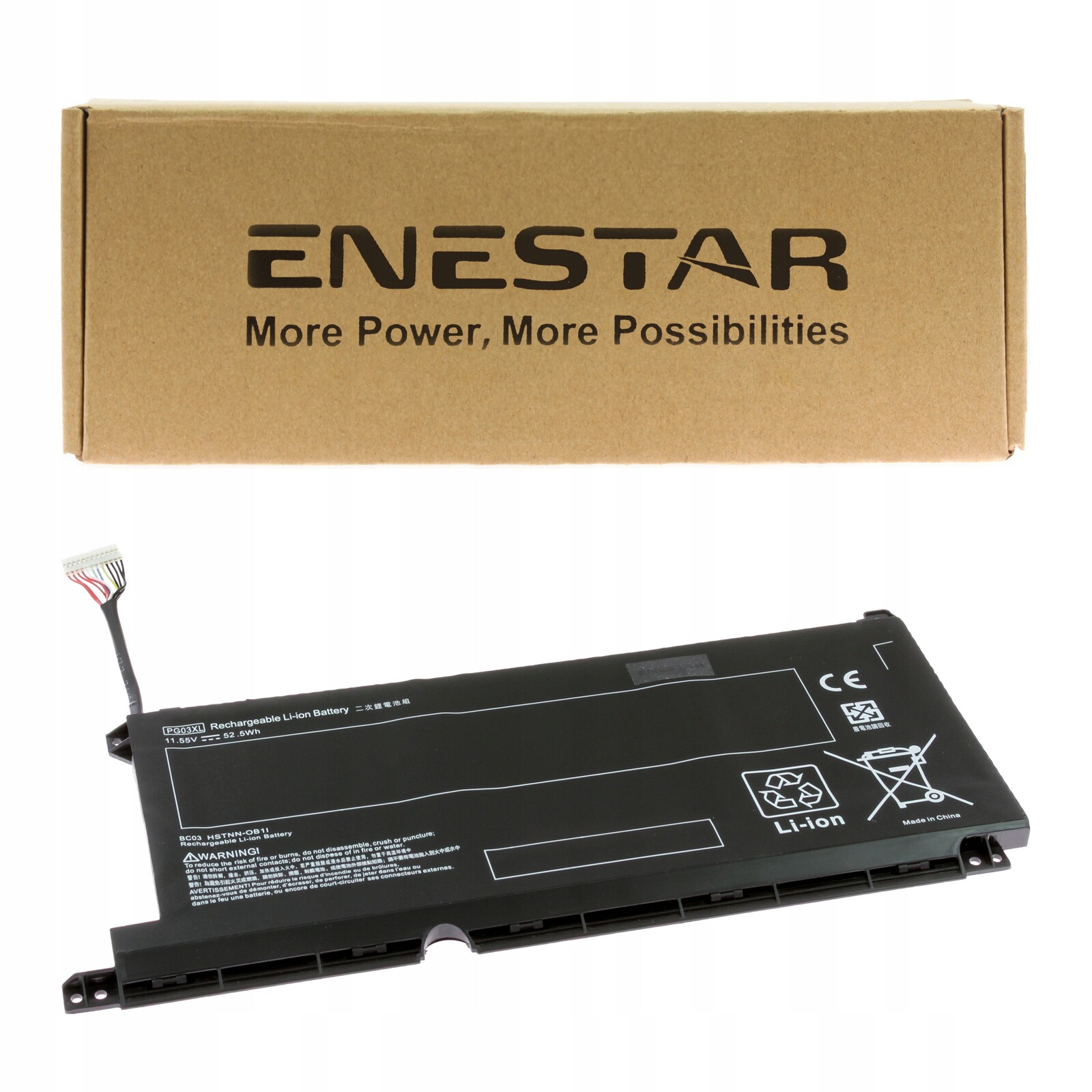 Prémiová baterie pro Hp PG03XL Pavilion 15-DK 15-EC 15-EC0045NW 15-EC2196NW