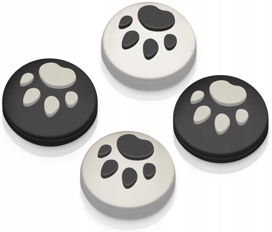 Gumičky ochranné silikonové pro Ns Lite Oled tlapky Bílo-šedé 4 ks