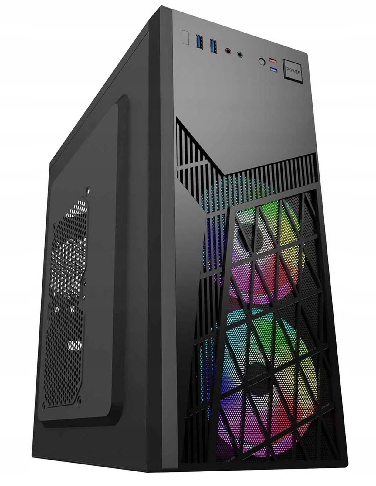 Počítačová Skříň EuroCase ML N6-560B Argb Midi Tower černý