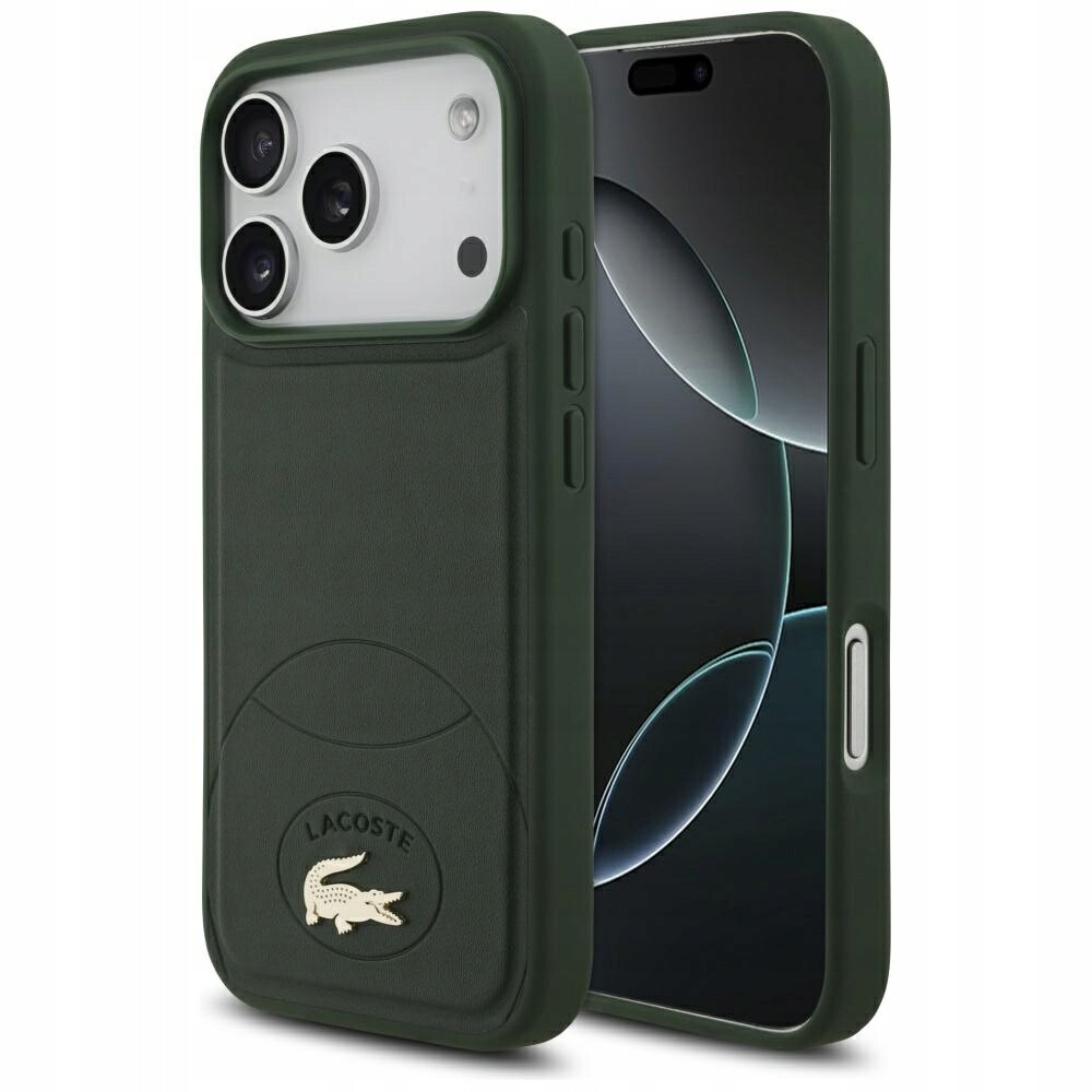 Pouzdro Lacoste Bliss MagSafe pro iPhone 17 Pro zelené