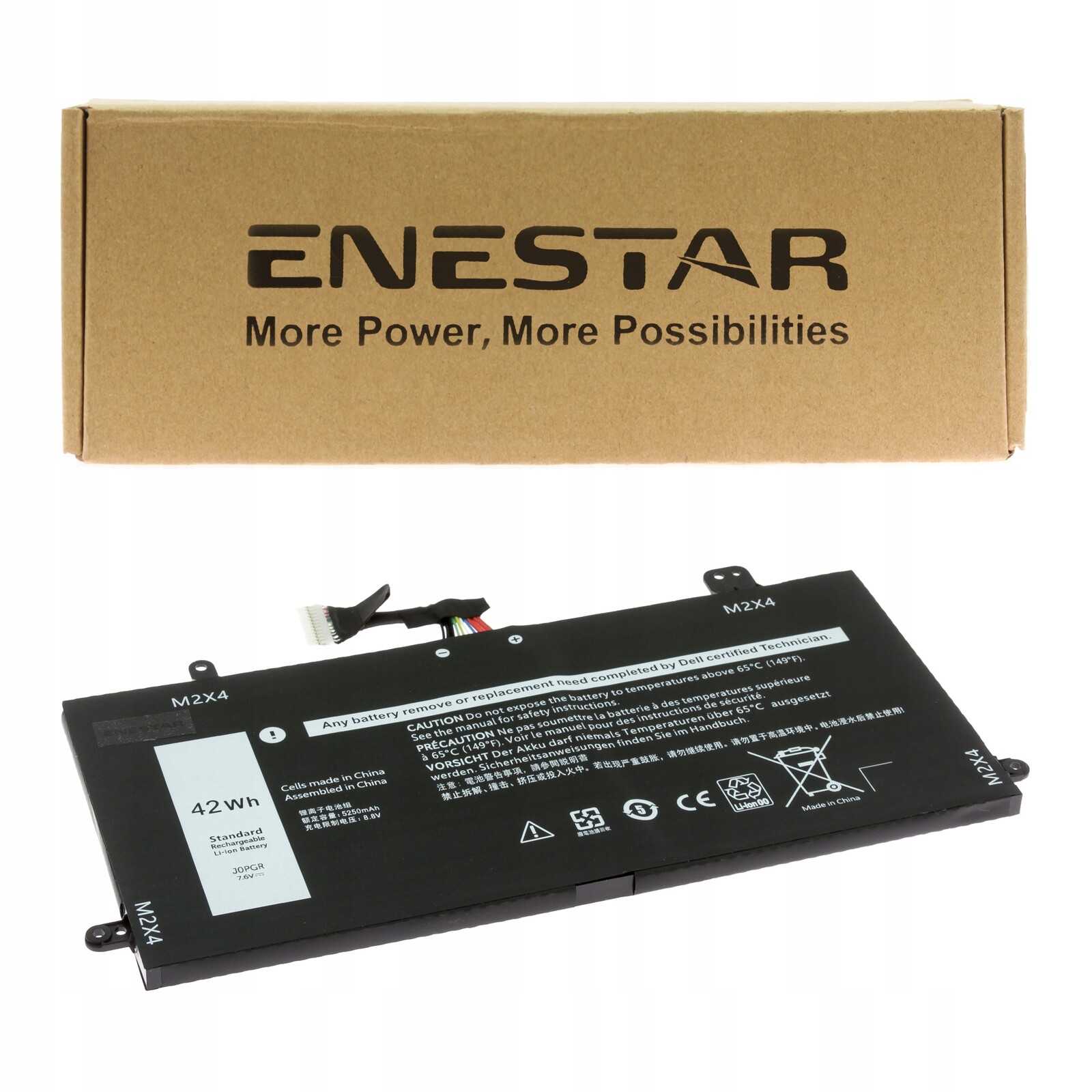 Prémiová baterie pro Dell CYH6 FTH6F J0PGR Latitude 12 5285 2 v 1 5289 5290