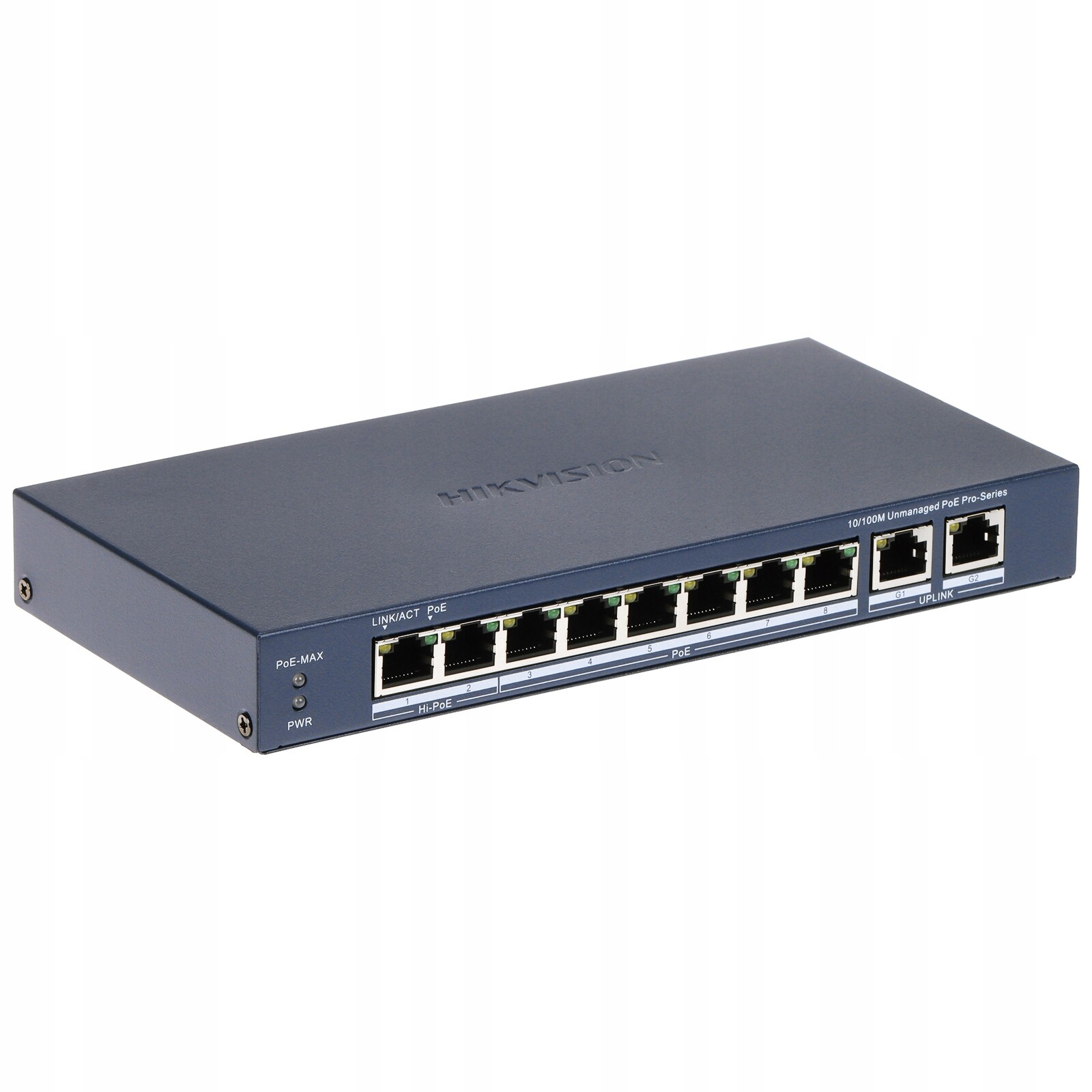 PoE Switch DS-3E0310HP-E(C) 8portový Hikvision