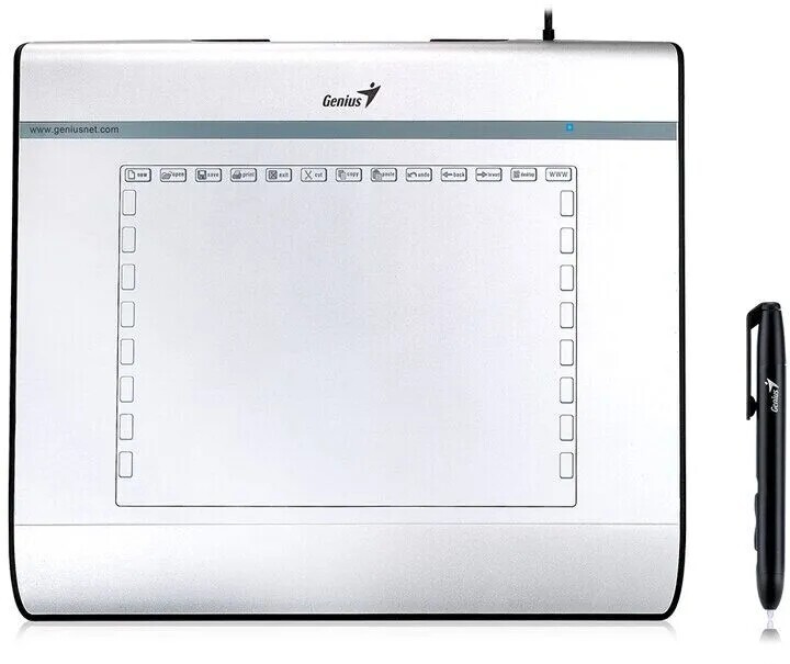 Grafický tablet Genius EasyPen i608 šedý 5120 lpi 152,4 x 203,2 mm U...