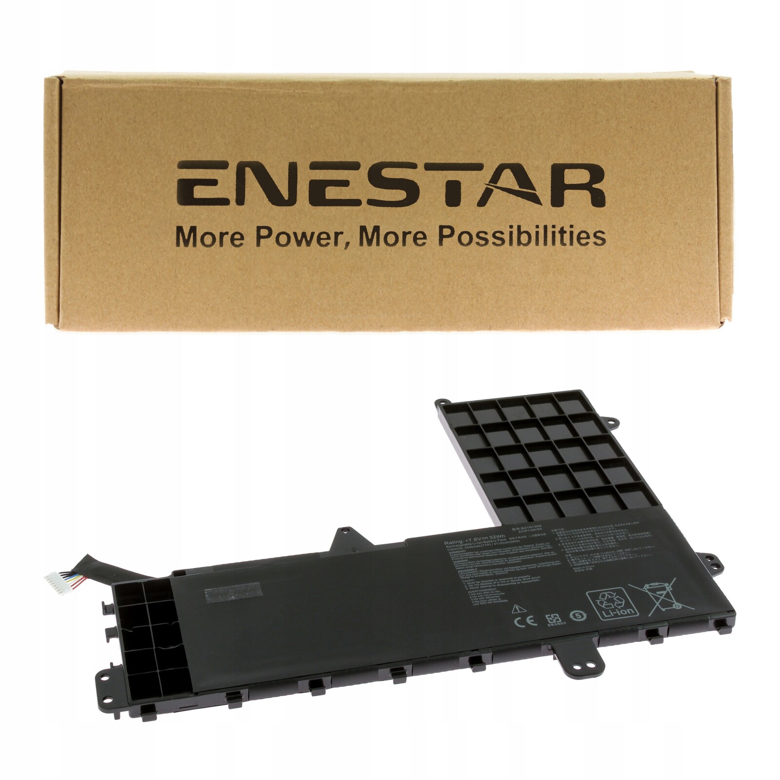 Prémiová baterie pro Asus E502MA E502S E502SA E502SA3150 E502SA3160 EeeBook