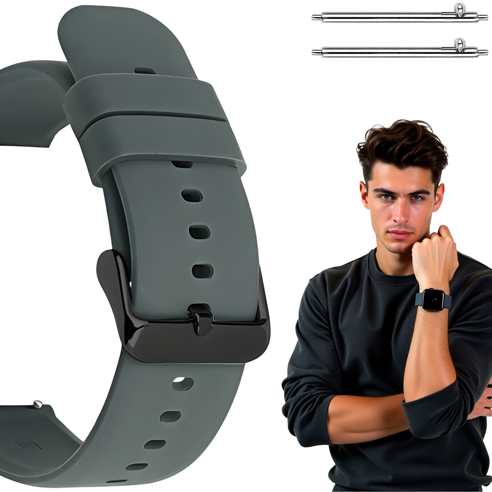 Pásek Na Hodinky Pásek Pro Chytré Hodinky 22 mm