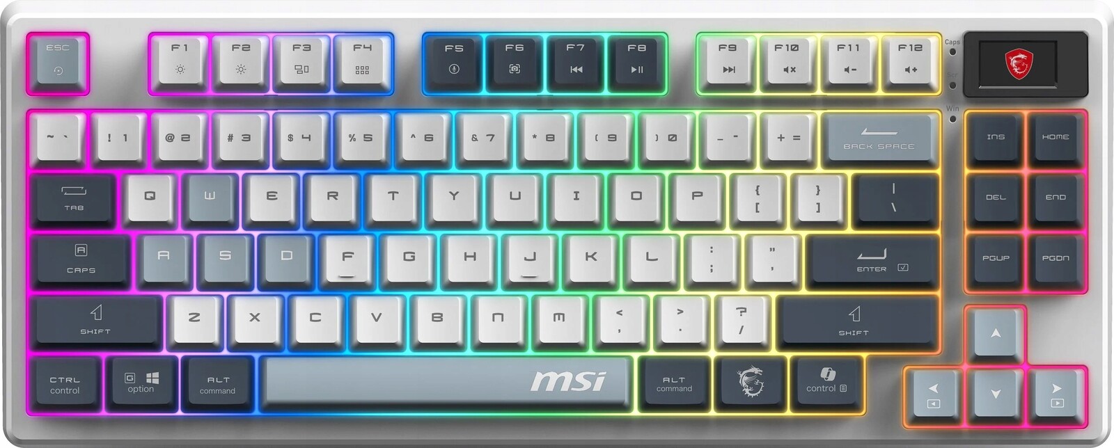 Klávesnice Msi Forge GK600 Tkl Sky