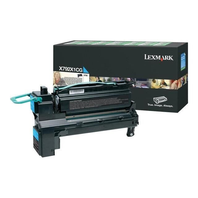 Toner Lexmark X792X1CG modrý (cyanový)