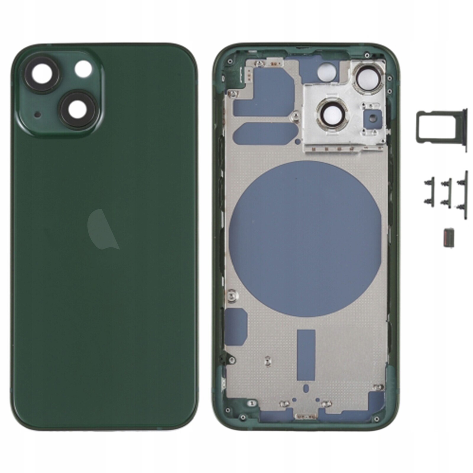 Kompletní pouzdro pro Apple iPhone 13 mini, zelené tělo