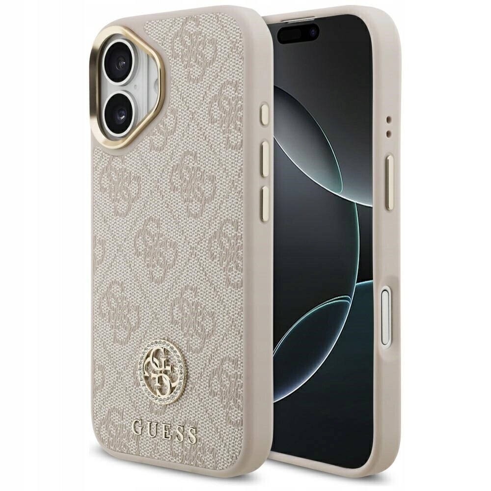Elegantní pouzdro Guess obal Strass kryt pro iPhone 17