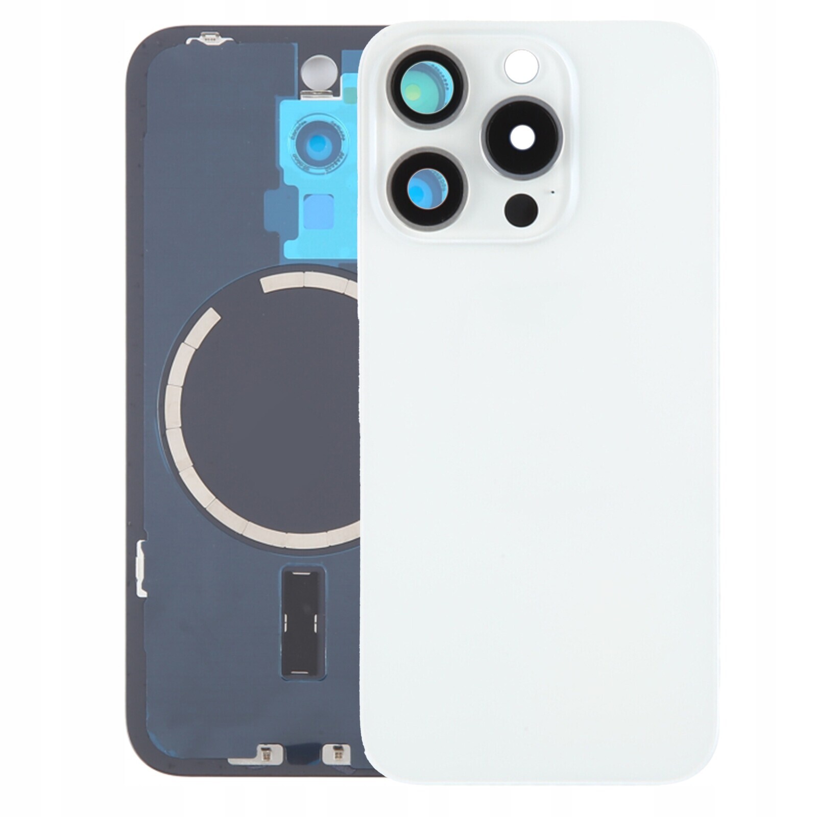 Krytka baterie pro iPhone 15 Pro bílá Zadní Kryt