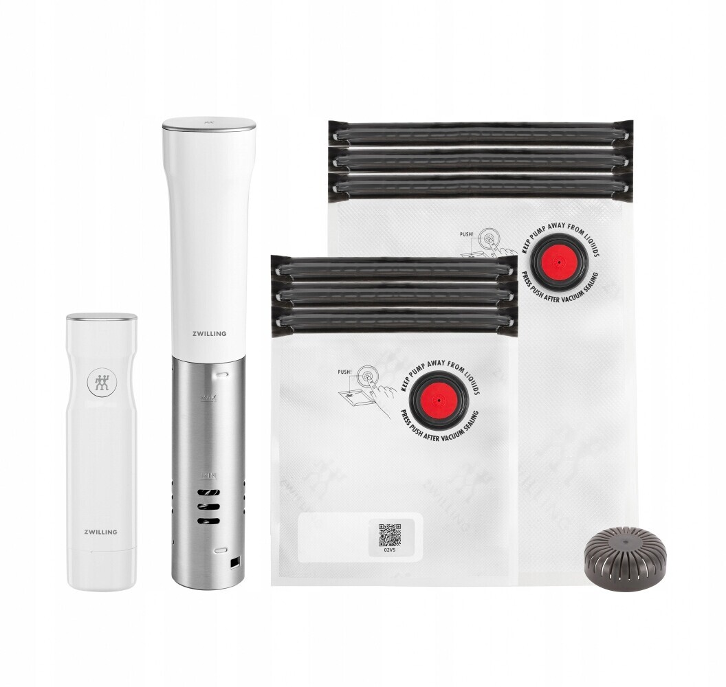 Zwilling Fresh & Save| Sada s cirkulátorem Sous-Vide+Čerpadlo+Sáčky+Nádobí