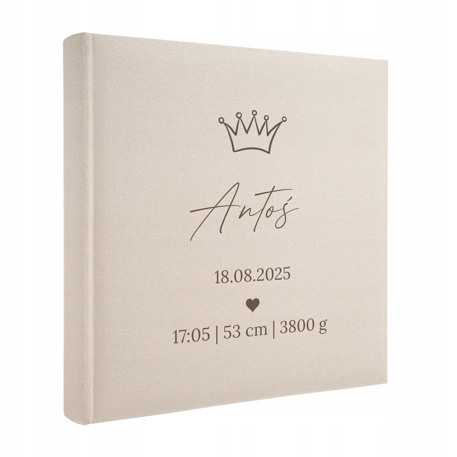 Dětské album Metrička kapesní béžová 600 fotografií10x15 personalizované