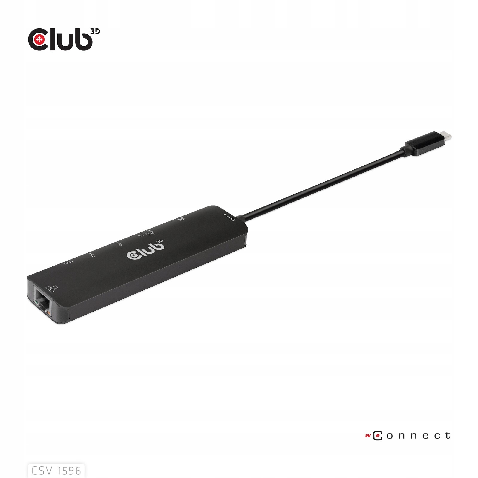 CLUB3D CSV-1596 dokovací stanice Usb 3.2 Gen 1 (3.1 Gen 1) Type-C Černá...