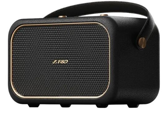 Fenda RW40 bezdrátový reproduktor, přenosný, bluetooth, černý, Retro