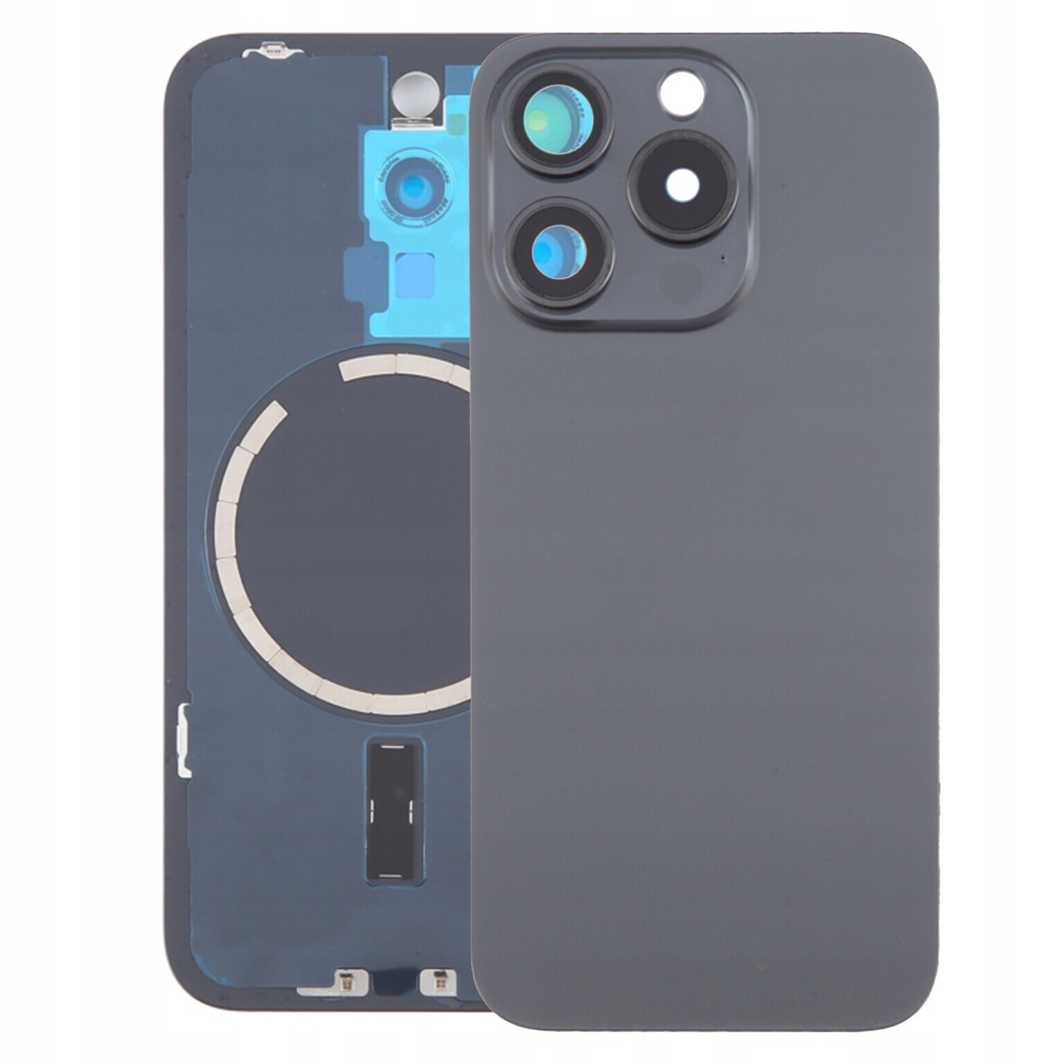 Krytka baterie pro iPhone 15 Pro černá Zadní Kryt