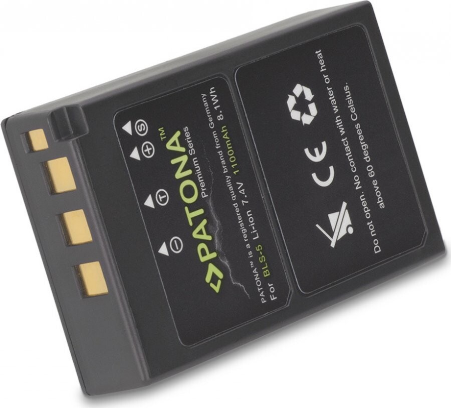 Patona baterie pro foto Olympus BLS5 1100mAh Li-Ion Premium