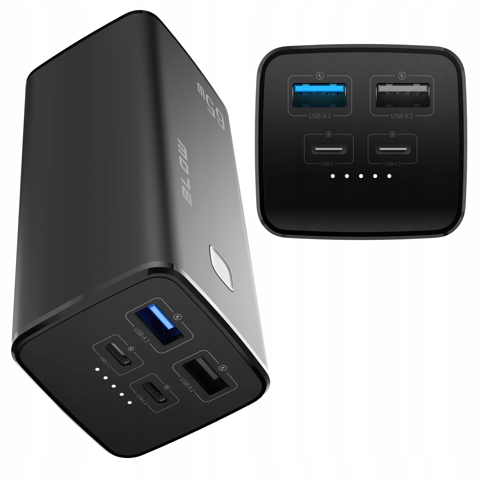 Powerbanka 20000 mAh 65W Qc 3.0 Pd Usb-c Powerbanka Rychlá Silná Cestovní