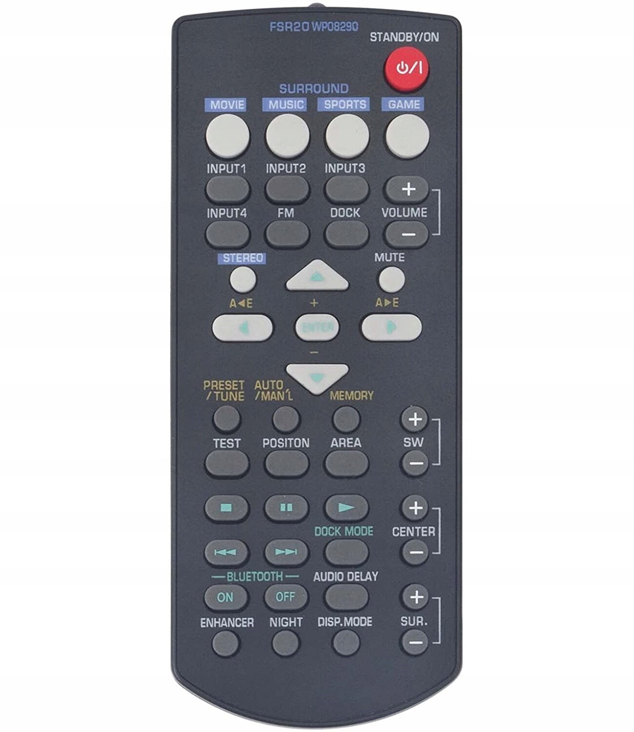 Dálkové Ovládání Pro Yamaha YAS-70 YAS-71BL YAS-71BT YAS-71SPX YAS-81CU YAS-81SPX