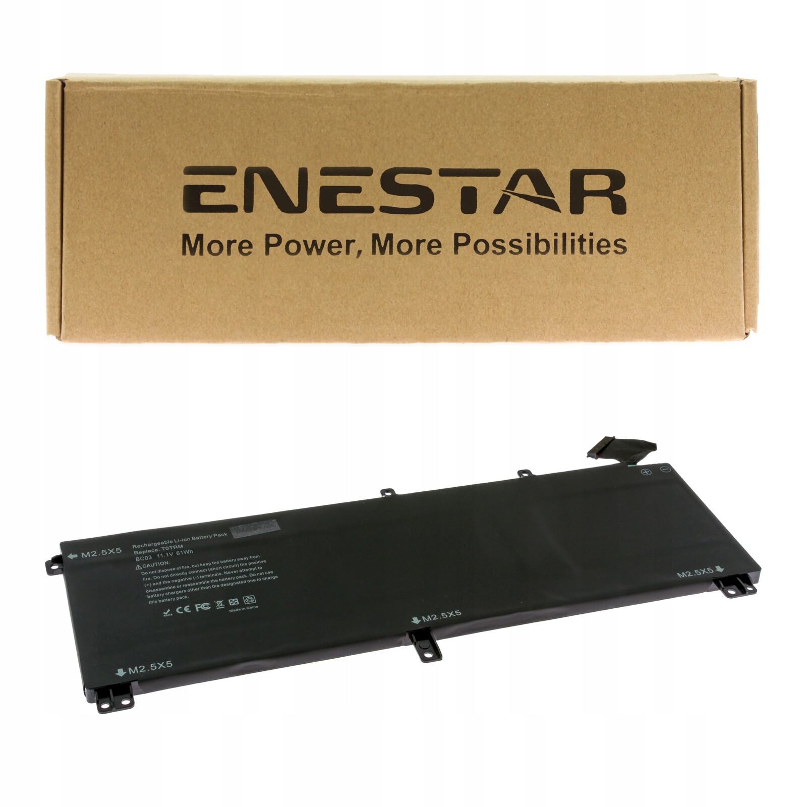 Prémiová baterie pro Dell 245RR H76MY T0TRM Y758W Precision M3800 Xps 15 9530