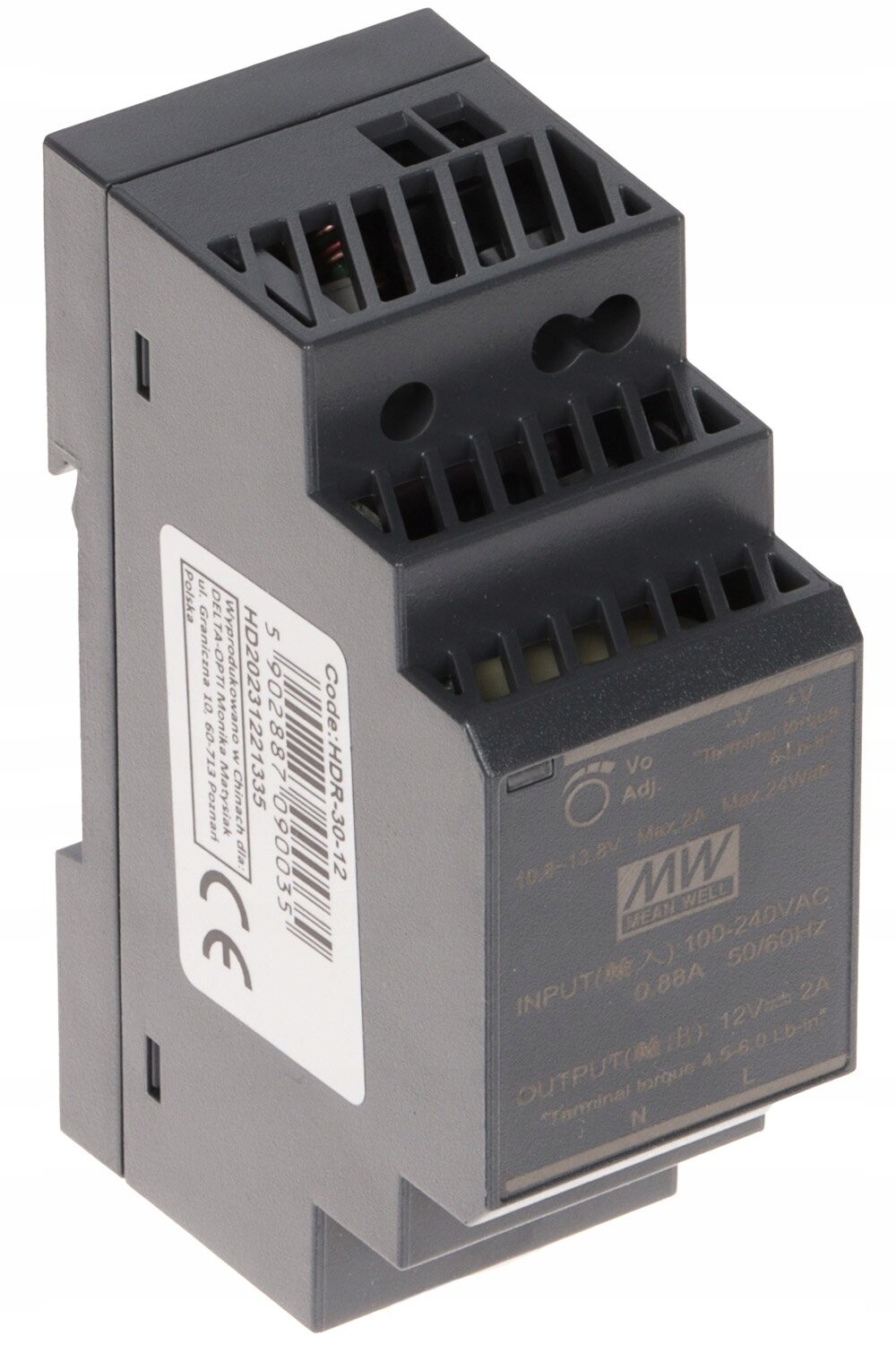 Impulsní Napájecí Zdroj HDR-30-12 Mean Well