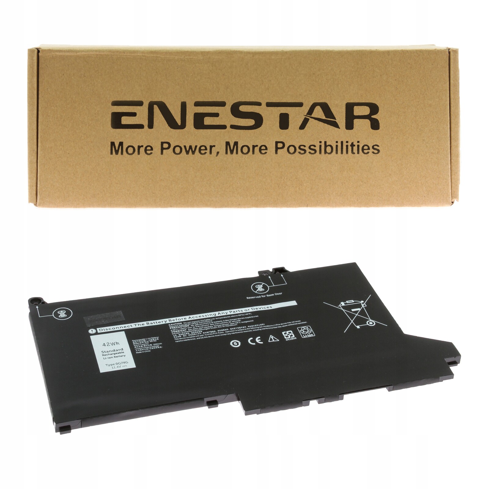 Prémiová baterie pro Dell MXV9V N2K62 Latitude 14 7400 5300 2 v 1 5310 7300