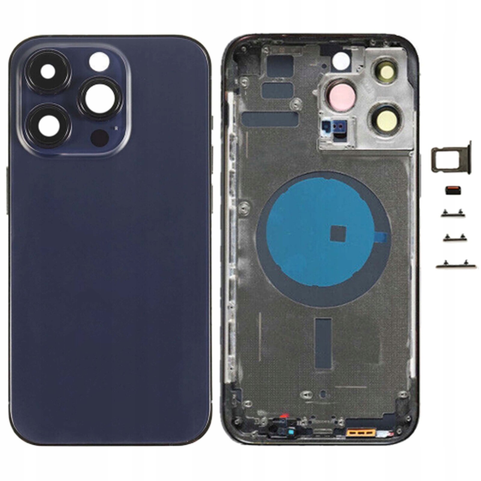 Pouzdro pro iPhone 14 Pro Max, tělo fialové