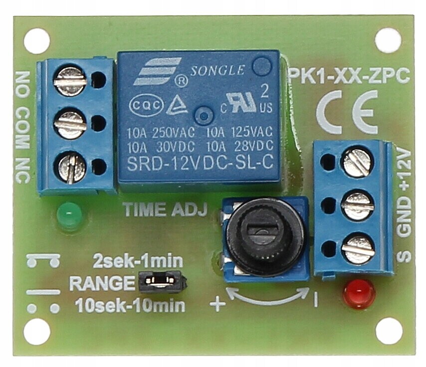 Časový reléový modul PK1-12-ZPC
