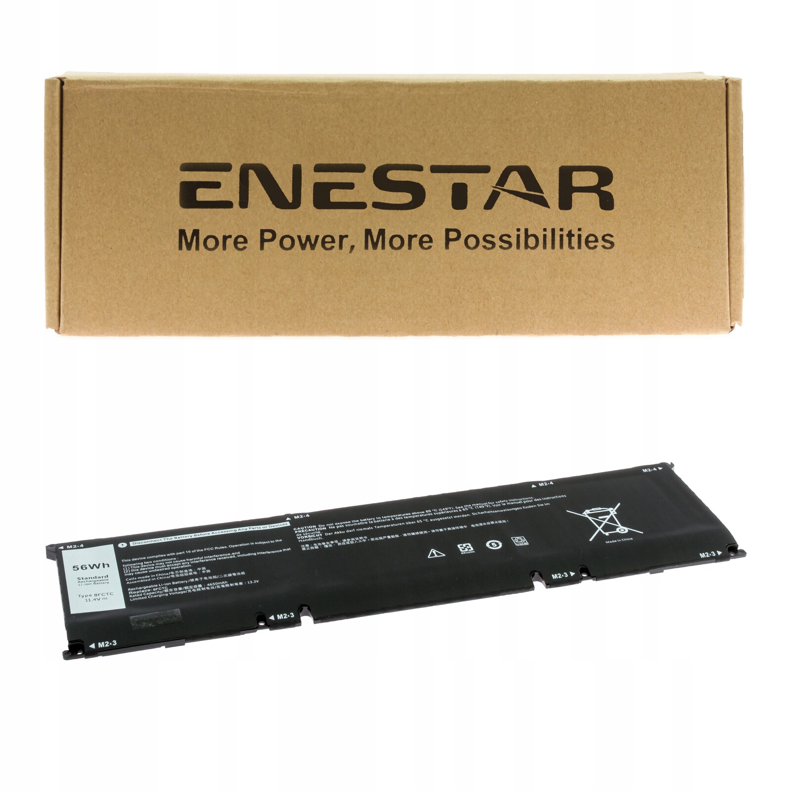 Prémiová baterie pro Dell 69KF2 70N2F 8FCTC Precision 5550 Xps 15 9500 9520