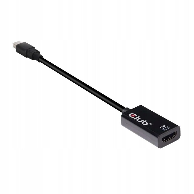 Aktivní adaptér CLUB3D Mini DisplayPort 1.4 na Hdmi 2.0b Hdr