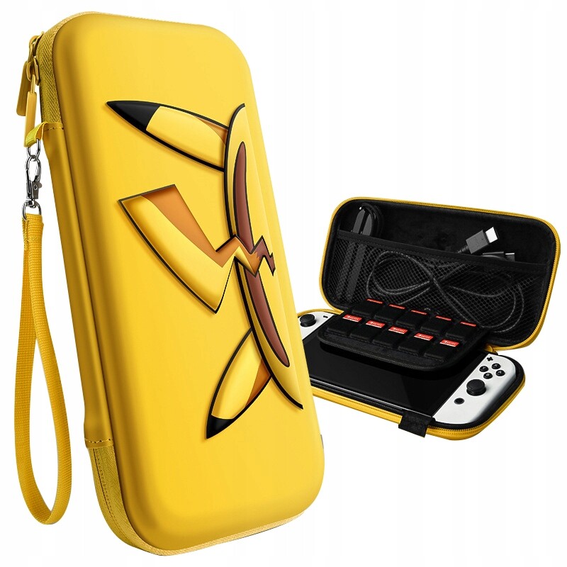 Pouzdro Efekt 3D Case Zesílený Switch Switch Oled Pokémon Pikatchu