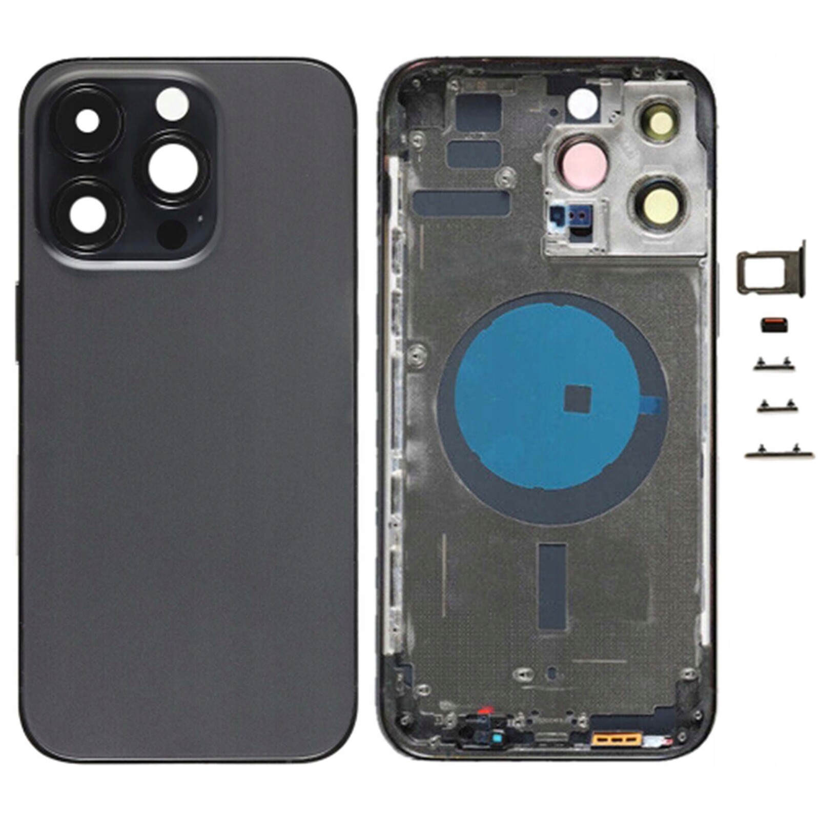 Pouzdro pro iPhone 14 Pro Max, tělo, černé