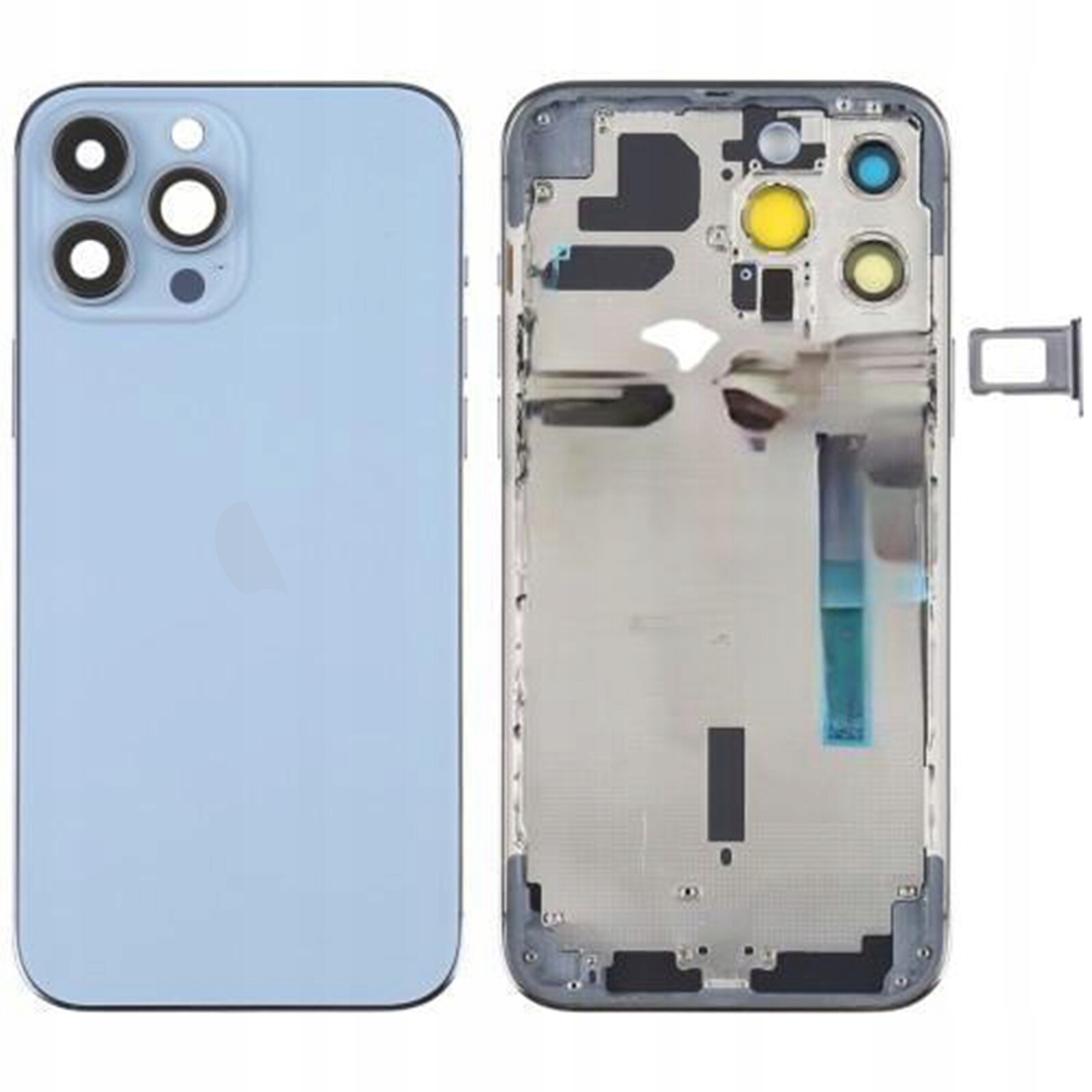 Kompletní pouzdro pro Apple iPhone 13 Pro Max, modré tělo