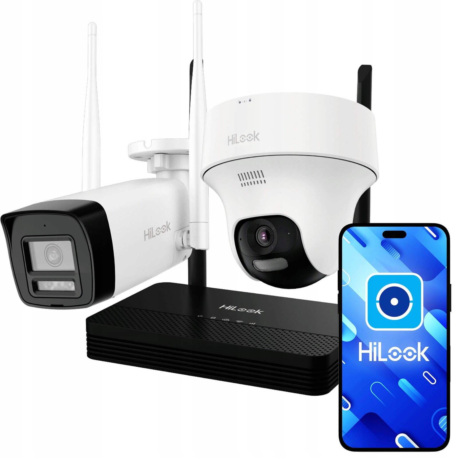 Sada pro Wi-Fi monitorování HiLook od společnosti Hikvision EasyLink WIFIKIT-BT4-4CH