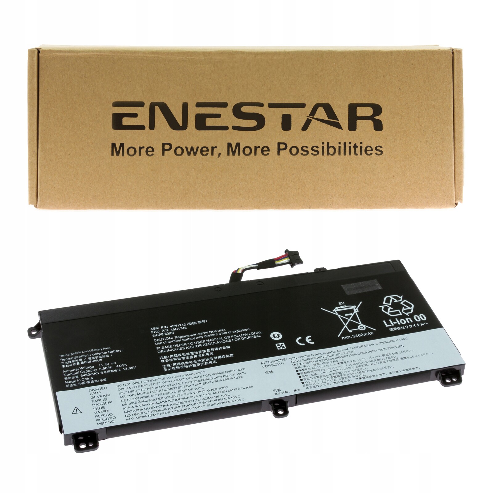 Prémiová baterie pro Lenovo 45N1741 ThinkPad T550 T550s T560 W550 W550s