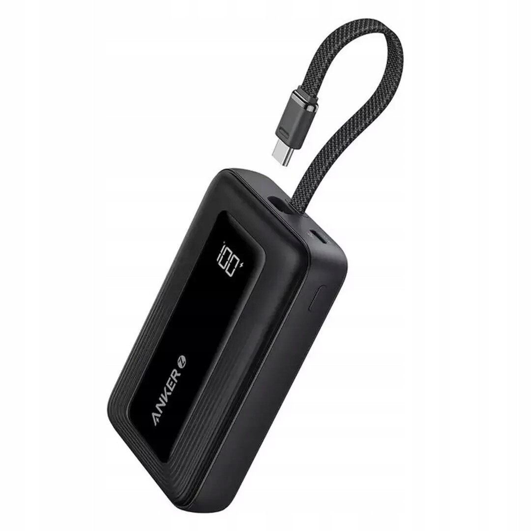 Powerbanka Anker Zolo 30W 20000mAh Vestavěný kabel Usb-c Displej