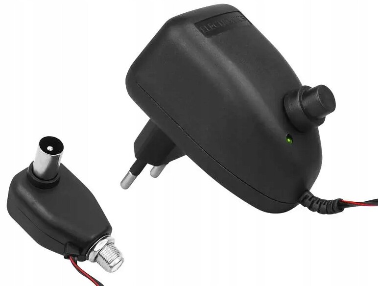 Regulovatelný anténní napájecí zdroj s F DC zásuvkou 2-12V/100mA