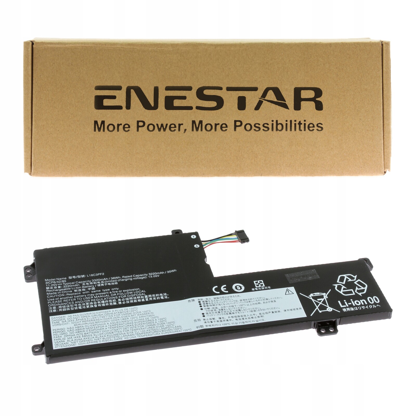 Prémiová baterie pro Lenovo L18C3PF2 L18L3PF1 IdeaPad L340-15API L340-15IWL