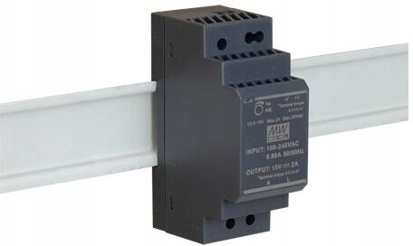 Impulsní Napájecí Zdroj Na Din Lištu Mean Well HDR-30-15 15V/30W/2A