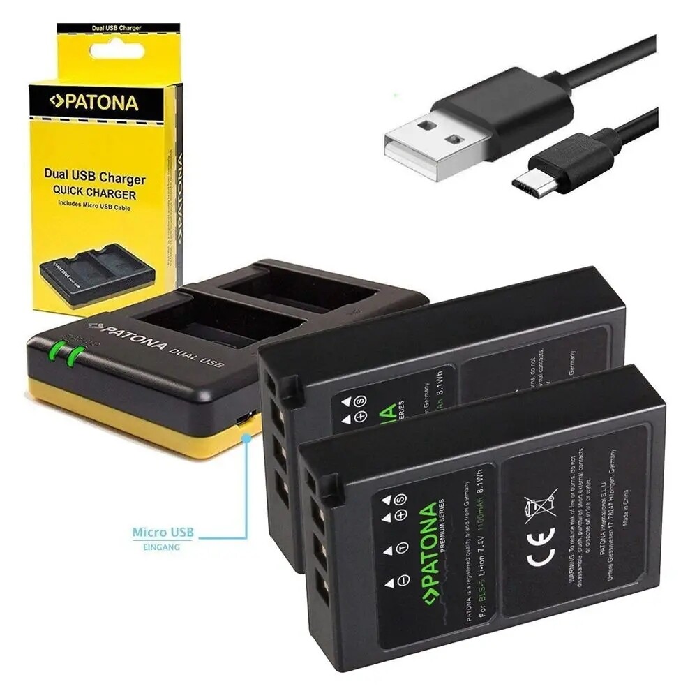 Nabíječka Patona Olympus BLS5 pro Olympus