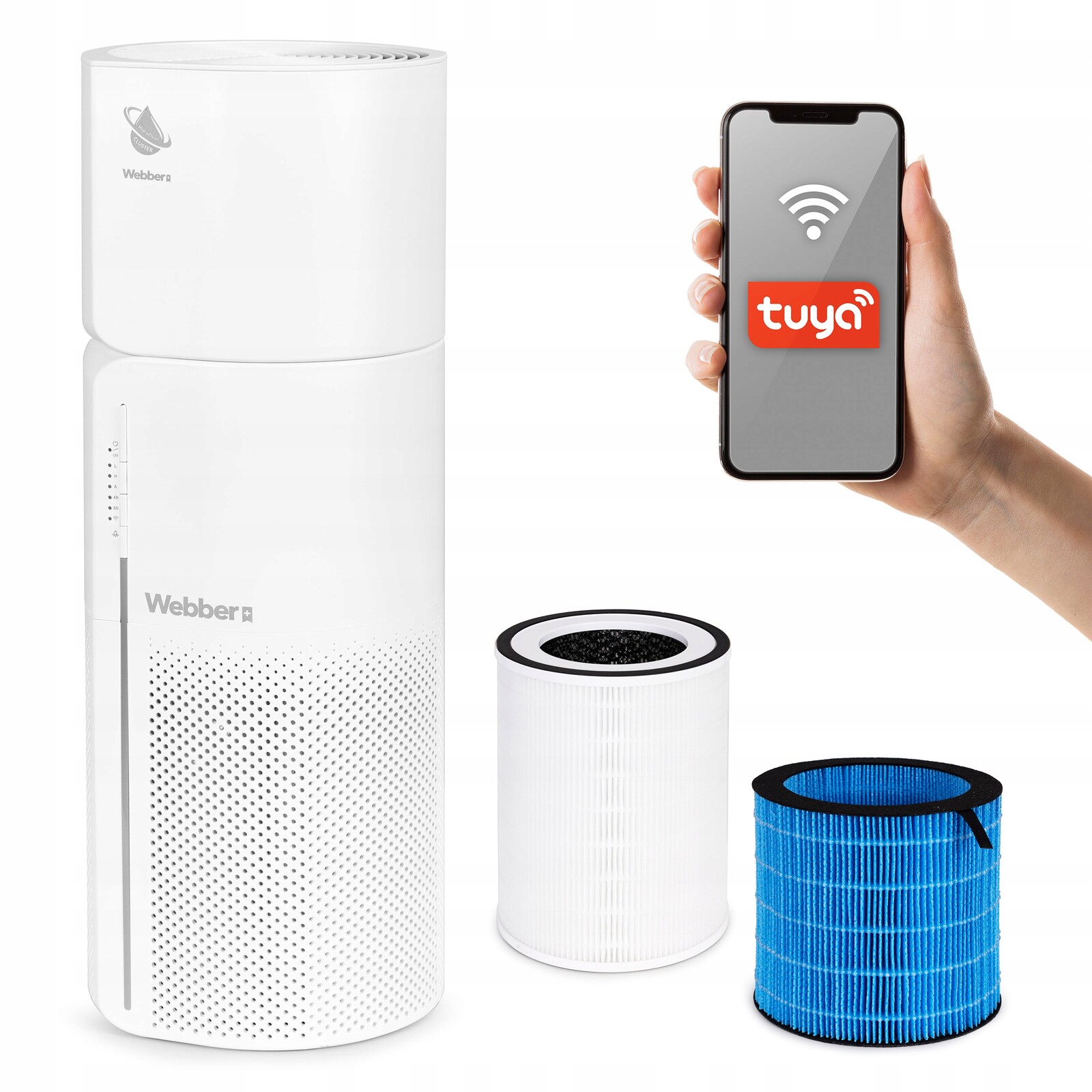 Čistička Vzduchu Webber AP8250 S Uv-c Lampou A Zvlhčováním Vzduchu