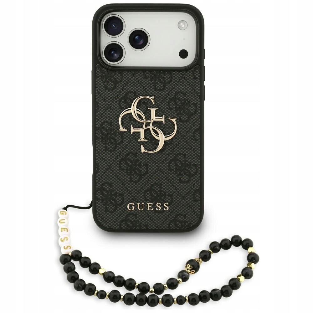 Pouzdro Guess 4G Strap 4G Classic Logo pro iPhone 17 Pro Max, černé