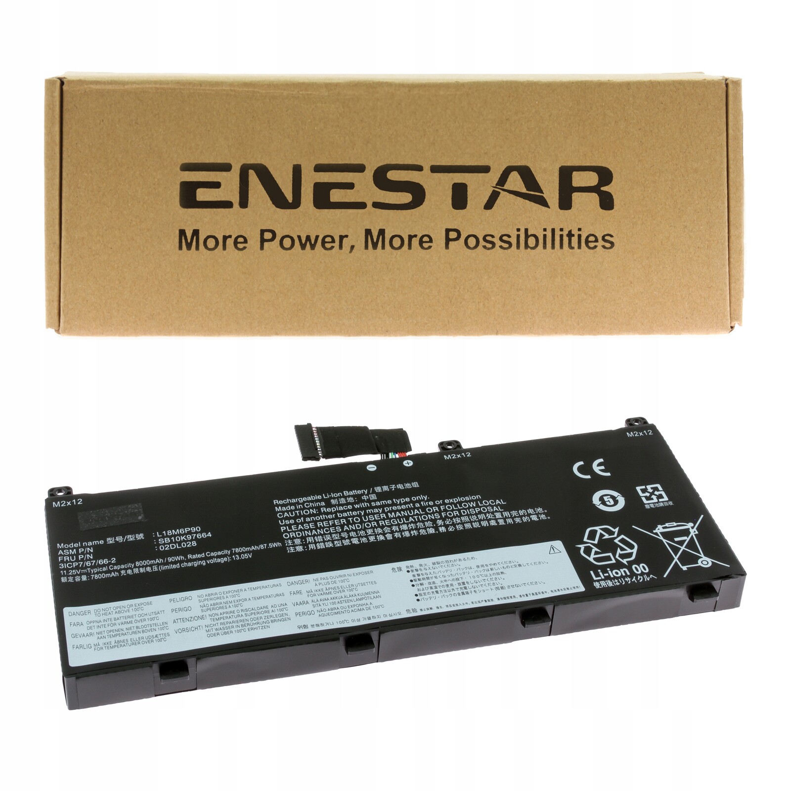 Prémiová baterie pro Lenovo ThinkPad P53 20QNA006CD 20QNA007CD 20QNA008CD