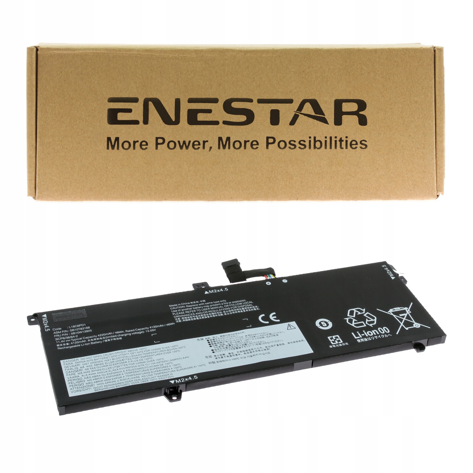 Prémiová baterie pro Lenovo TP00106A ThinkPad X13 Gen 1 Amd Intel X390 X395