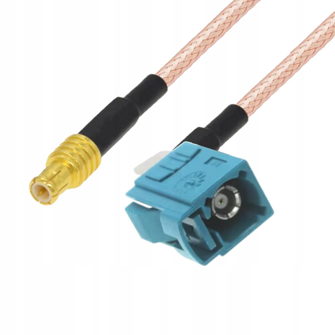 Pigtail MCX přímá zástrčka -fakra zásuvka Ra RG316 3 m