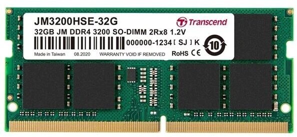 paměť Ram Transcend JM3200HSE-32G, 32 Gb, DDR4