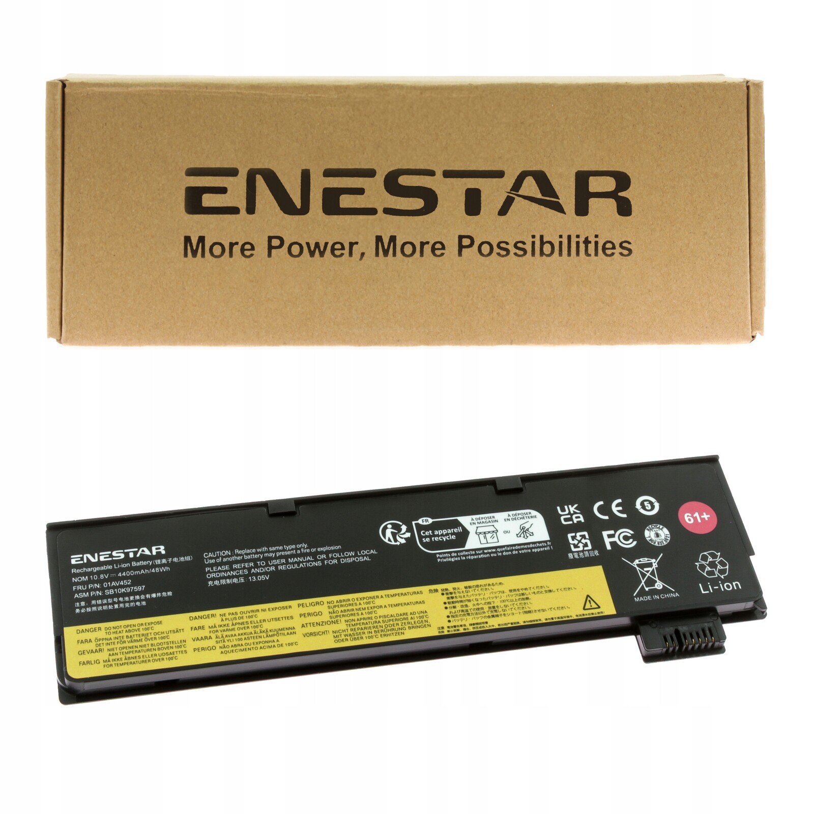 Prémiová baterie pro Lenovo 01AV424 ThinkPad T25 T470 T470P T480 T570 T580