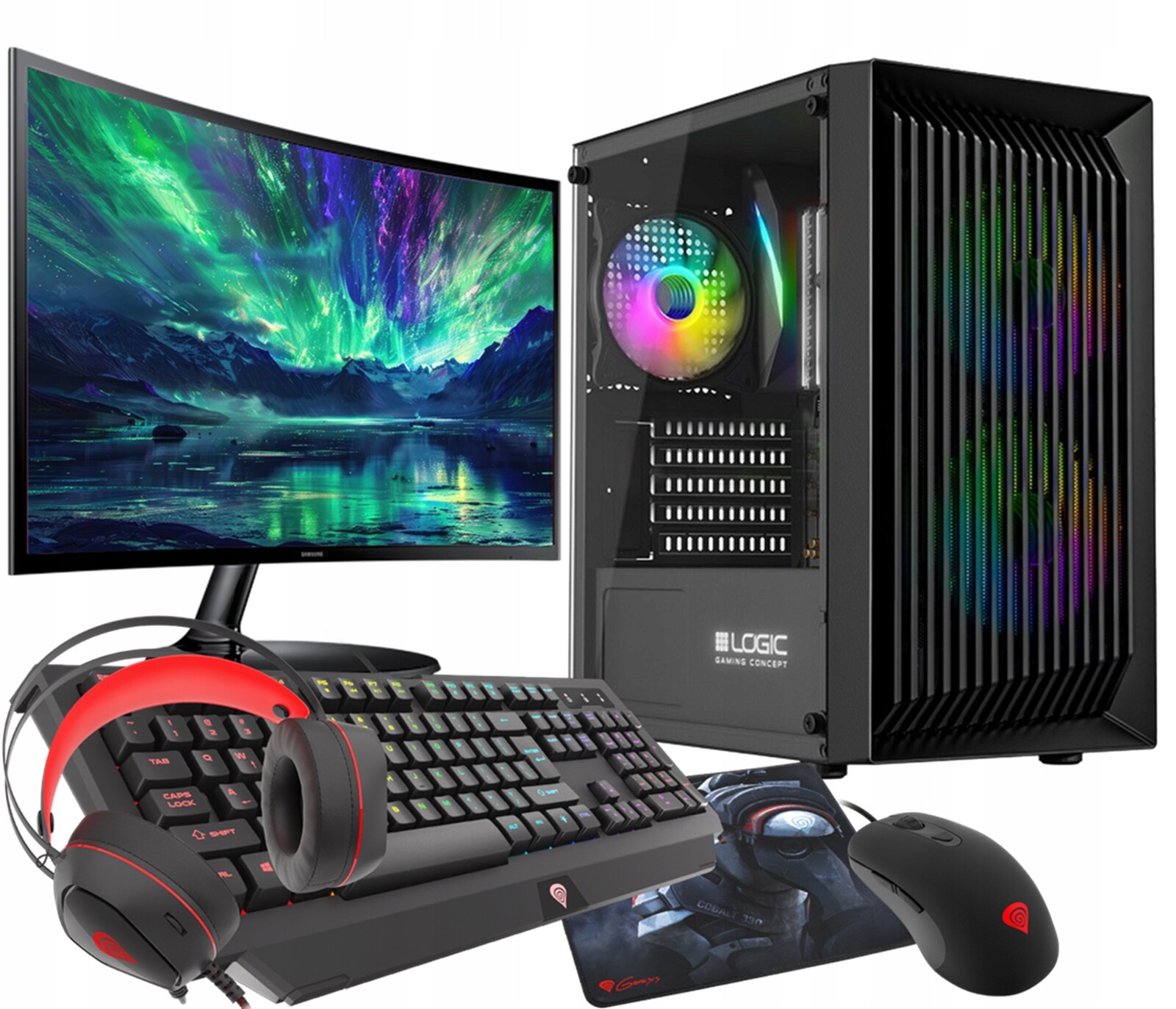 Vist Atos Rgb Ryzen 7 5700X Rtx 5060 32GB Ssd 1TB Wifi W11 27