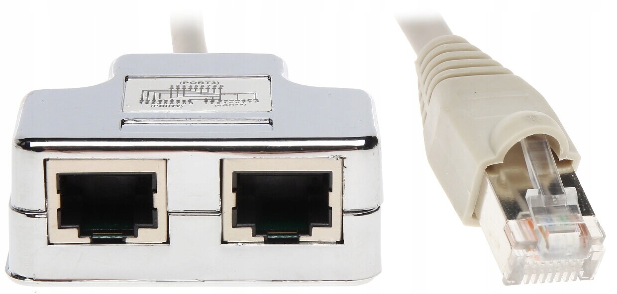 Adaptér Ad-utp 2x RJ45 1x RJ45