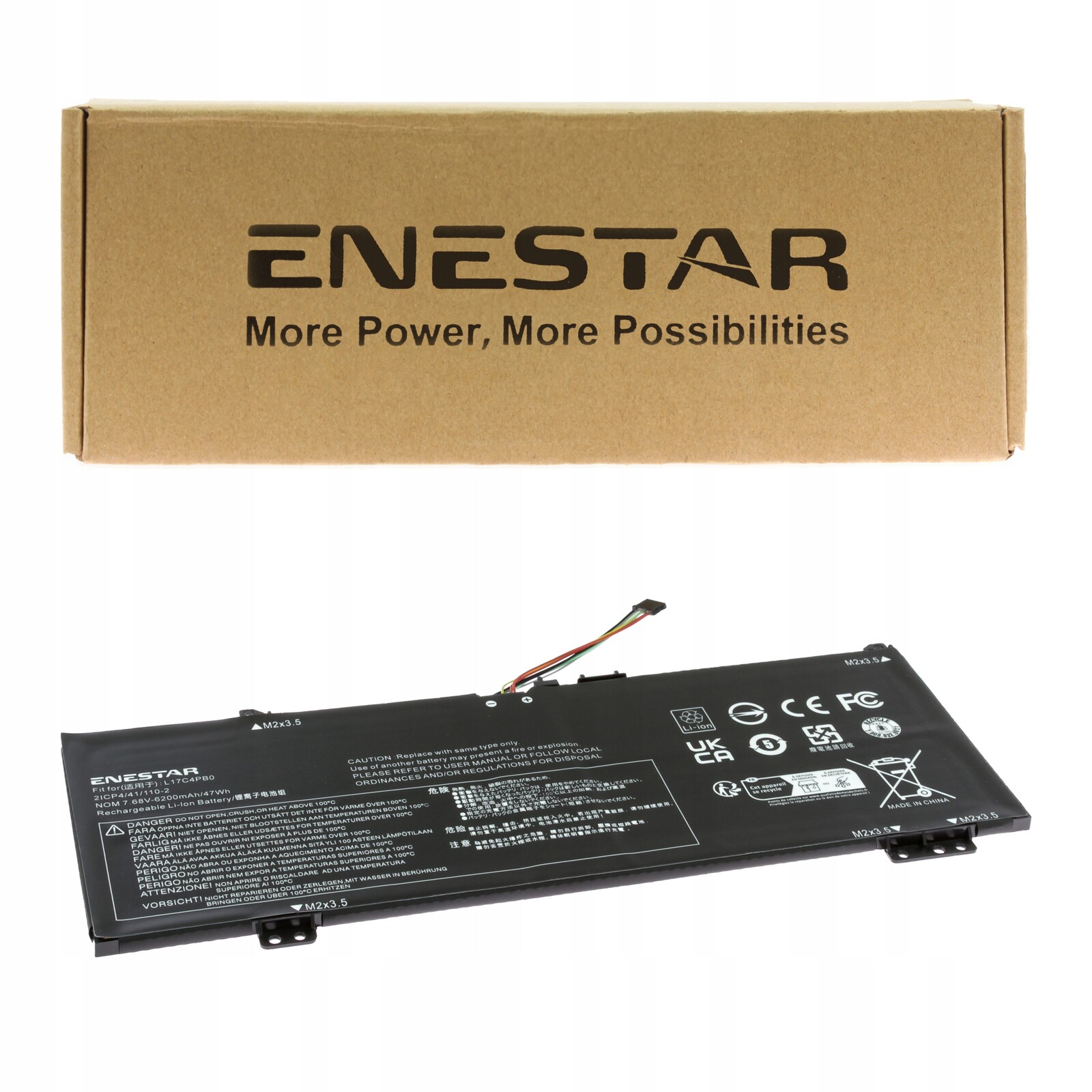 Prémiová baterie pro Lenovo L17C4PB0 IdeaPad 530s Yoga 530 530-14 530-14IKB