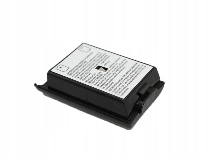 Košík klapka zásobník pokrývá košíček na baterie pro Xbox 360 Černý